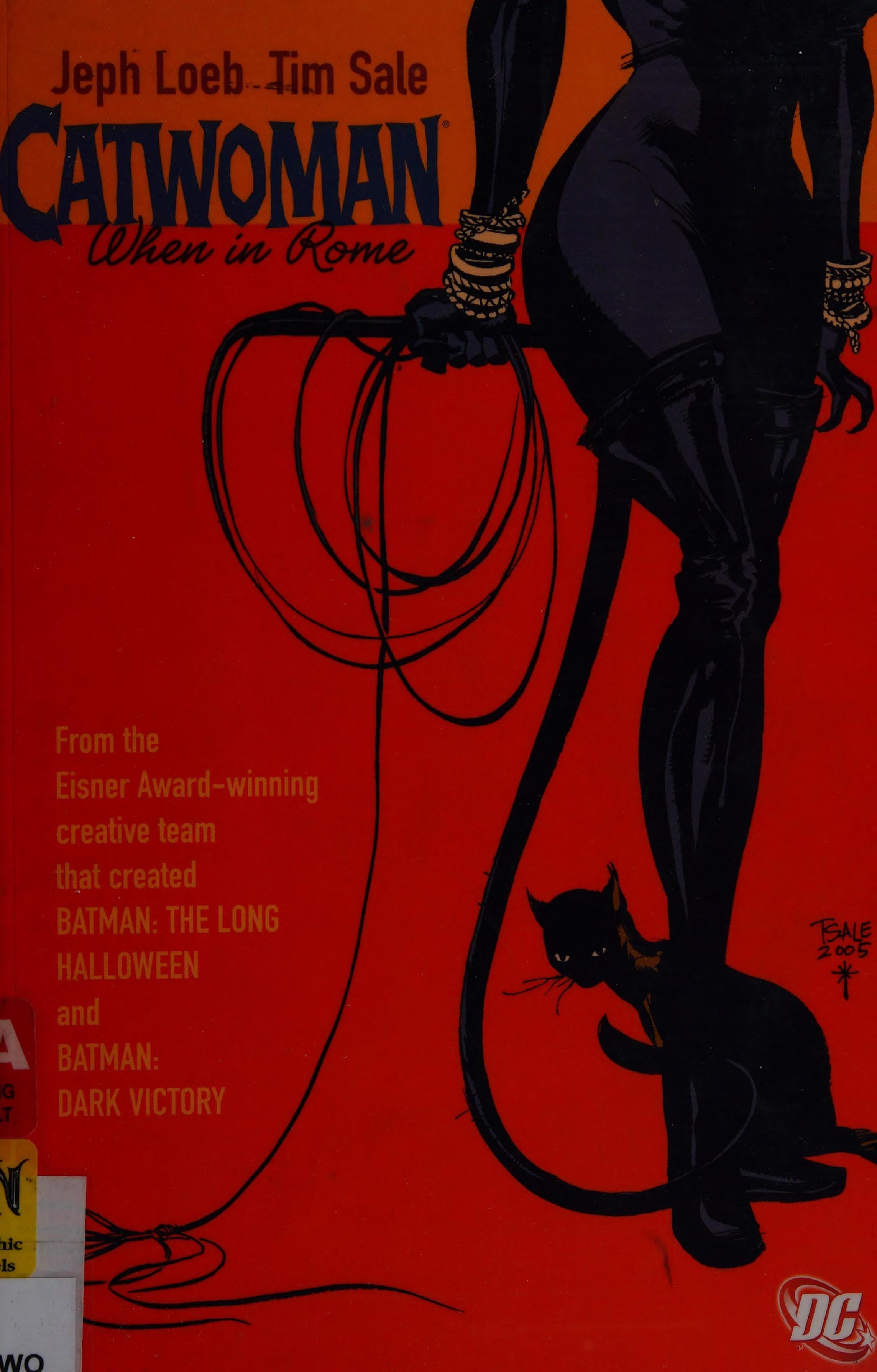 Catwoman: When in Rome #[nn] cover