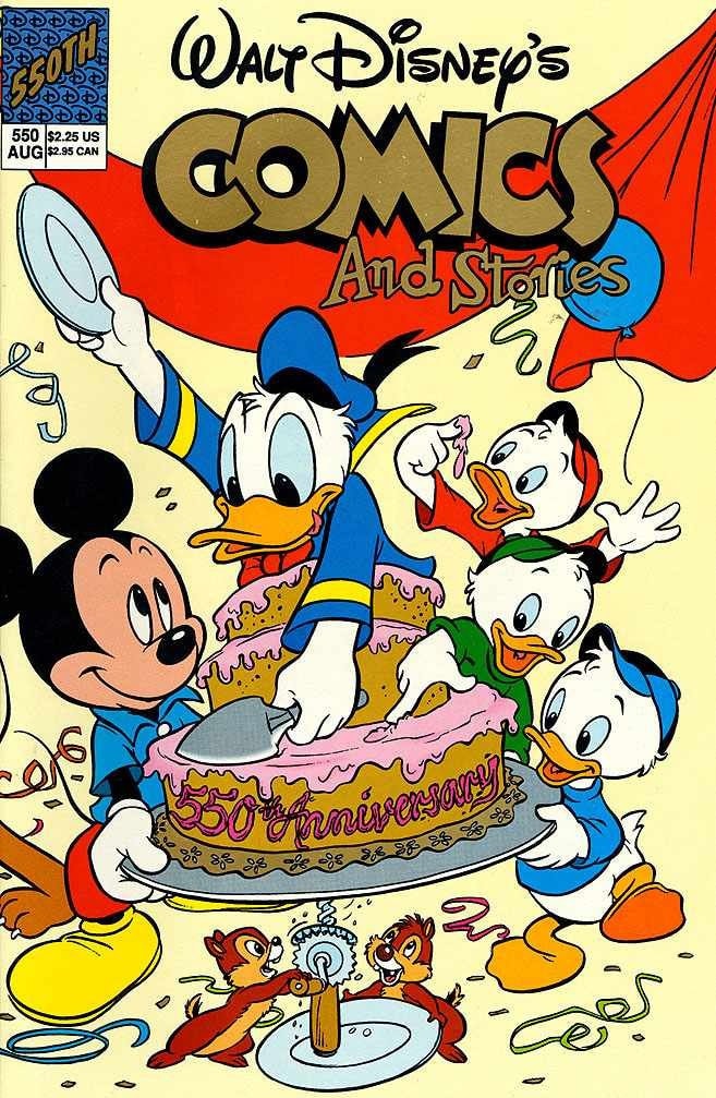 Walt Disney's Comics and Stories #550 cover