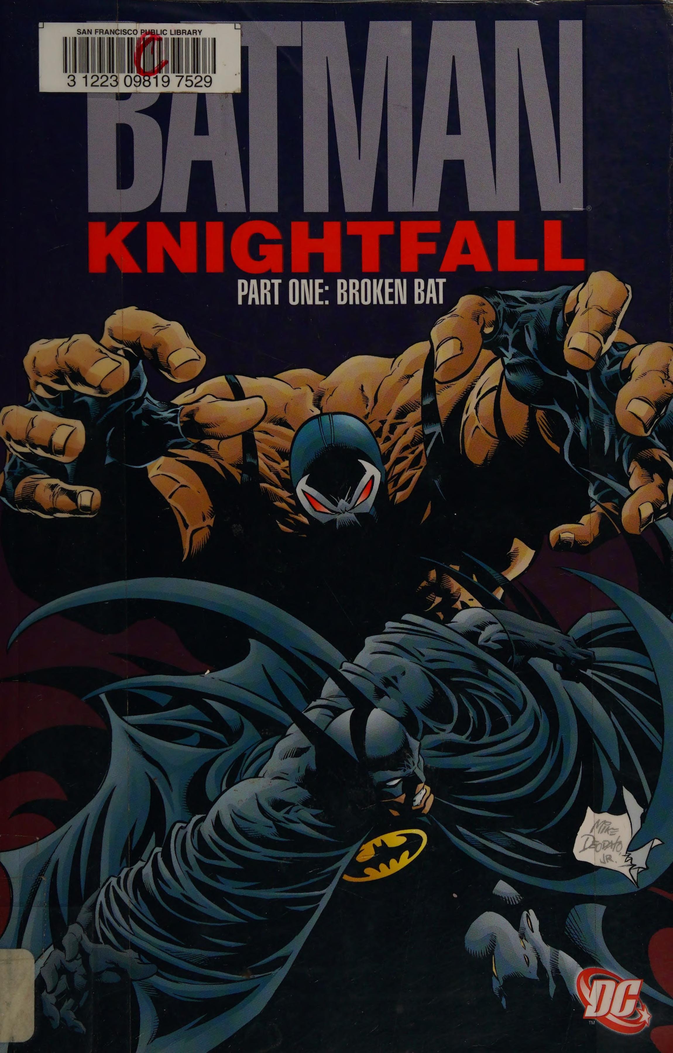 Batman: Knightfall #1 cover