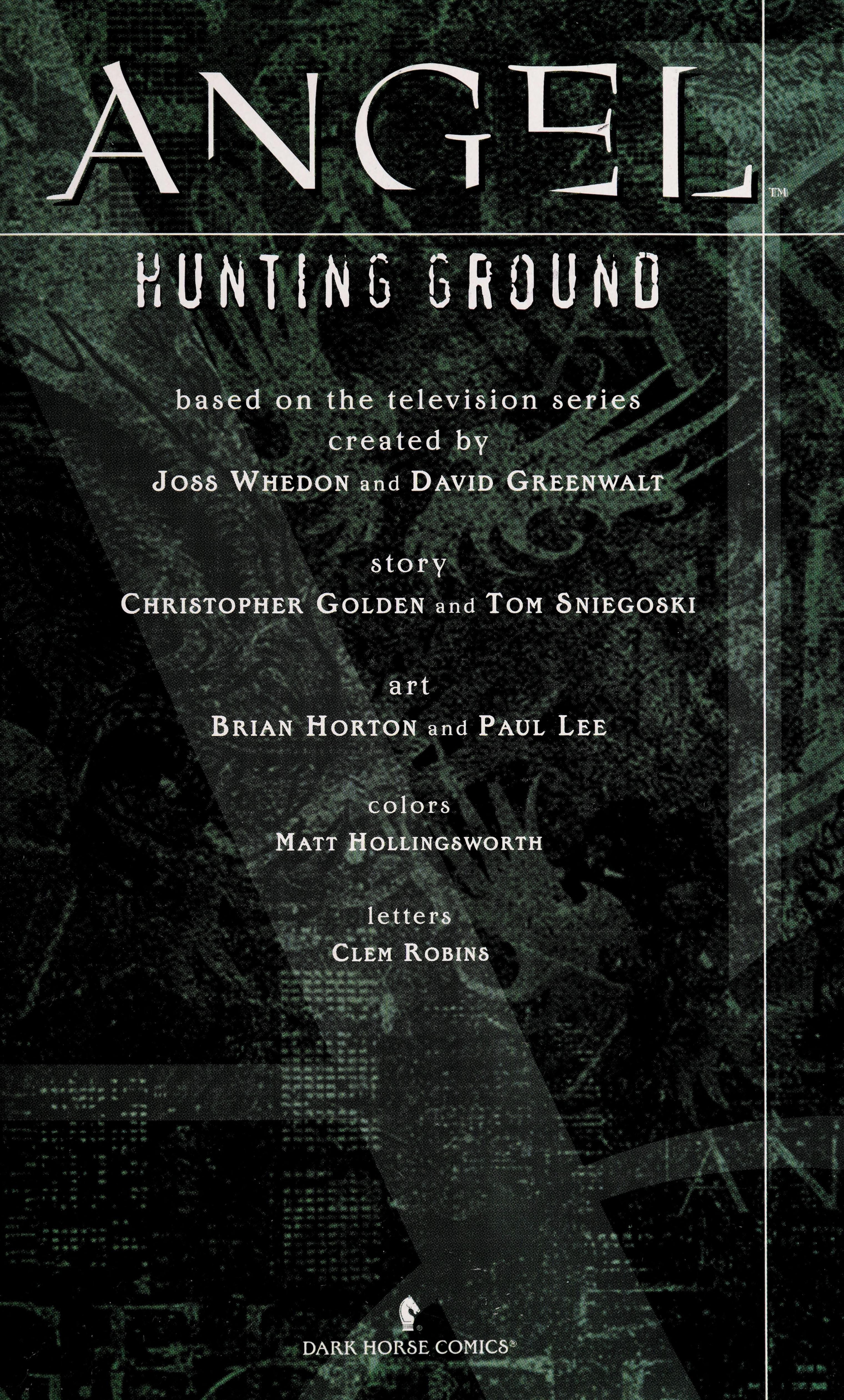 Angel: Hunting Ground #[nn]