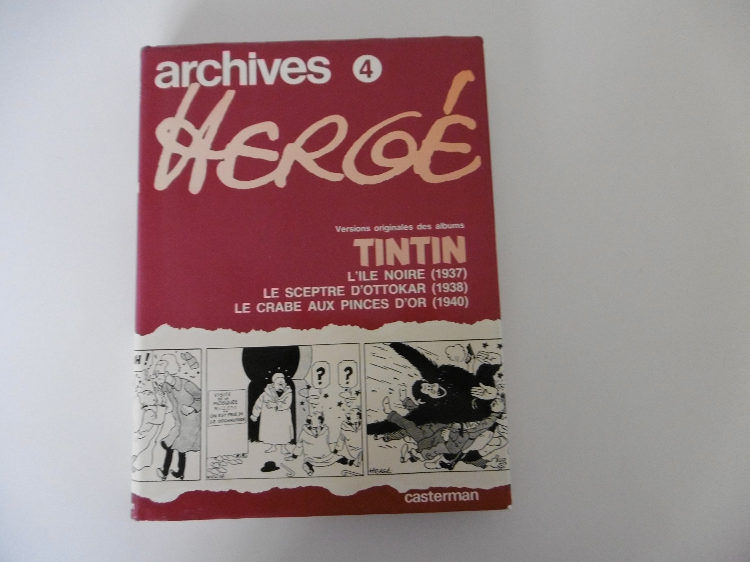 Archives Hergé #4 cover