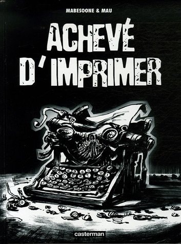 Achevé d'imprimer #[nn] cover