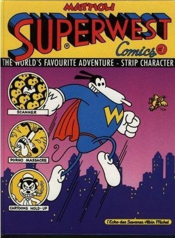Superwest Comics #1 cover