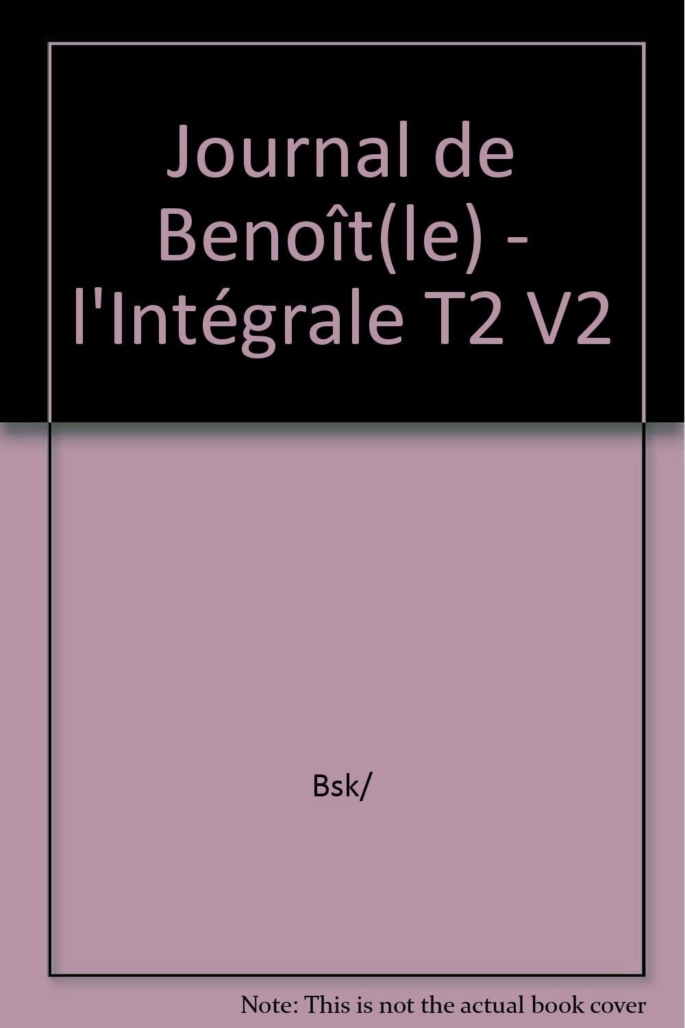 Le journal de Benoît - L'intégrale #2 cover