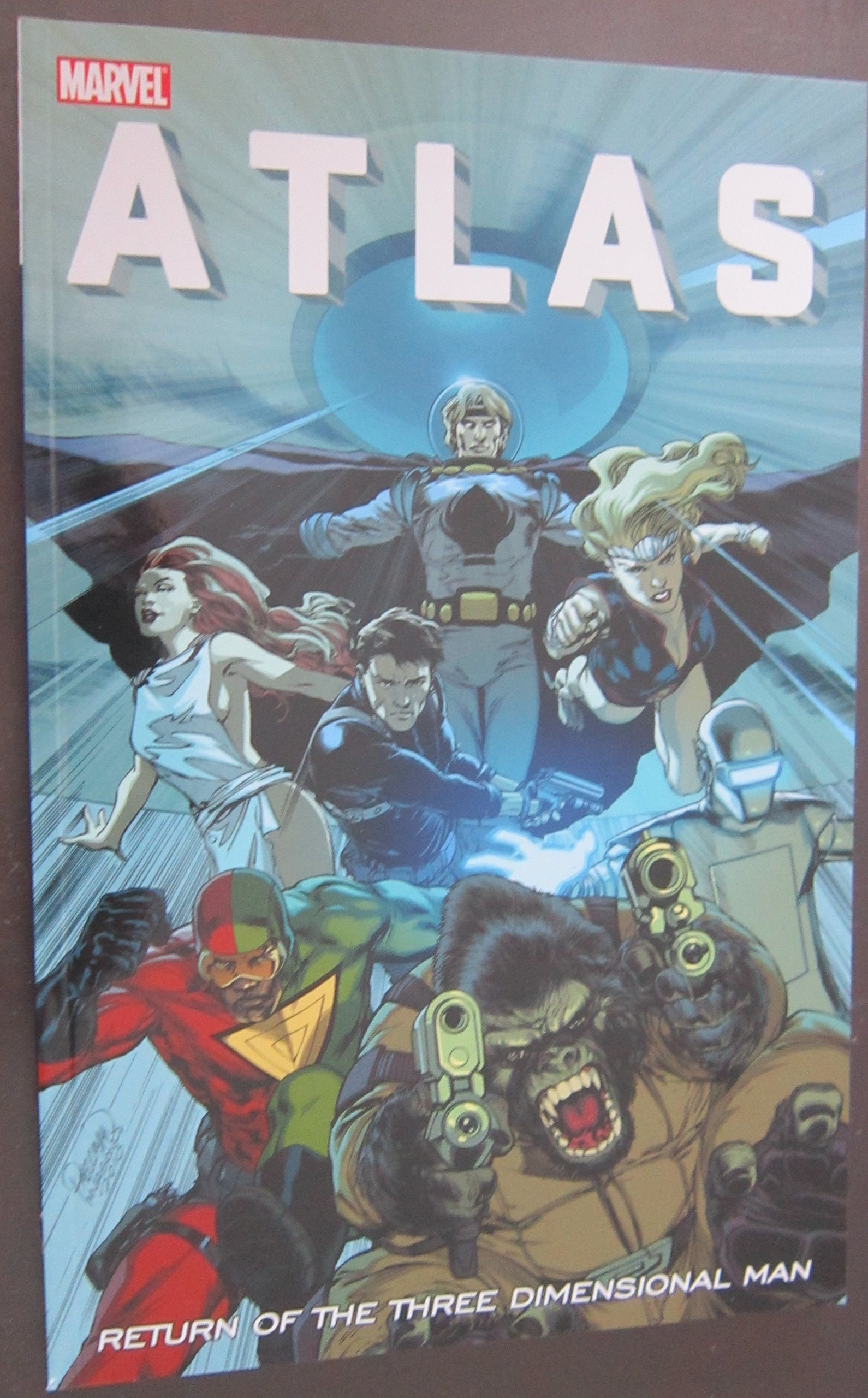 Atlas: Return of the Three Dimensional Man #[nn] cover