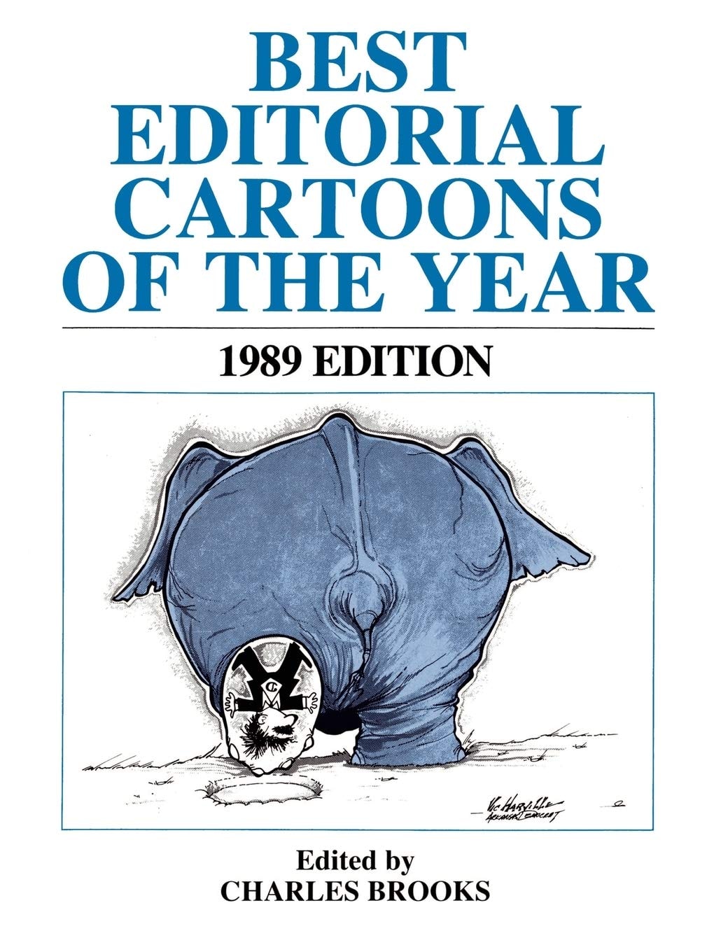 Best Editorial Cartoons of the Year #1989 cover