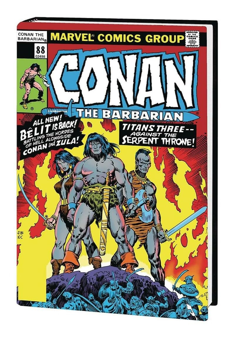 Conan the Barbarian: The Original Marvel Years Omnibus #4 cover