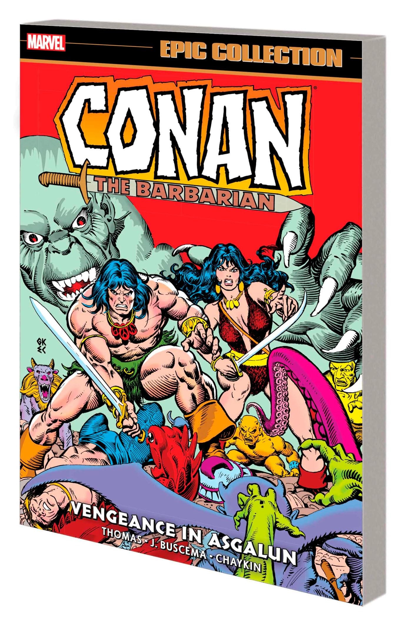 Conan the Barbarian: The Original Marvel Years Epic Collection #6 cover