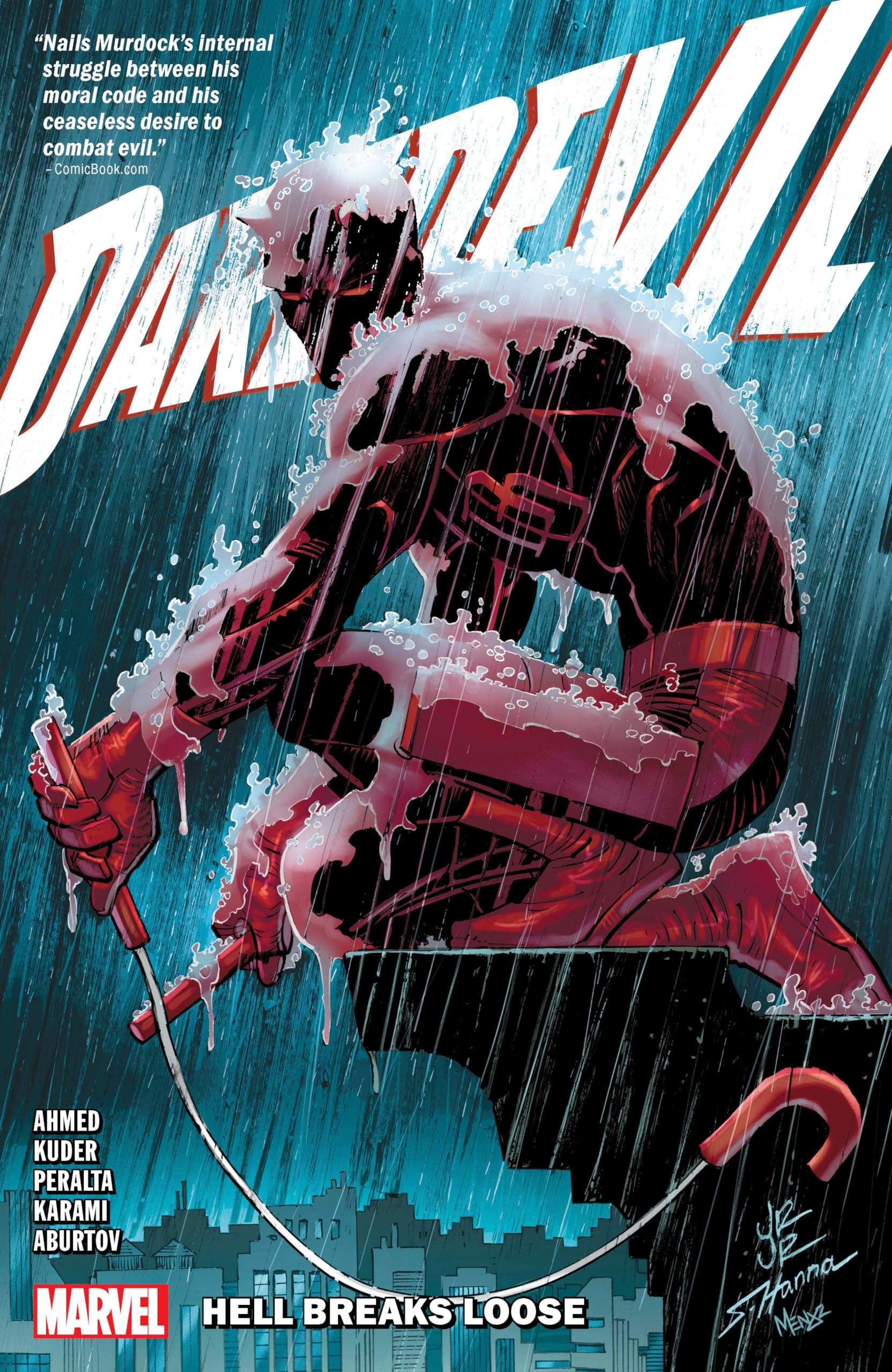 Daredevil by Saladin Ahmed #1 cover