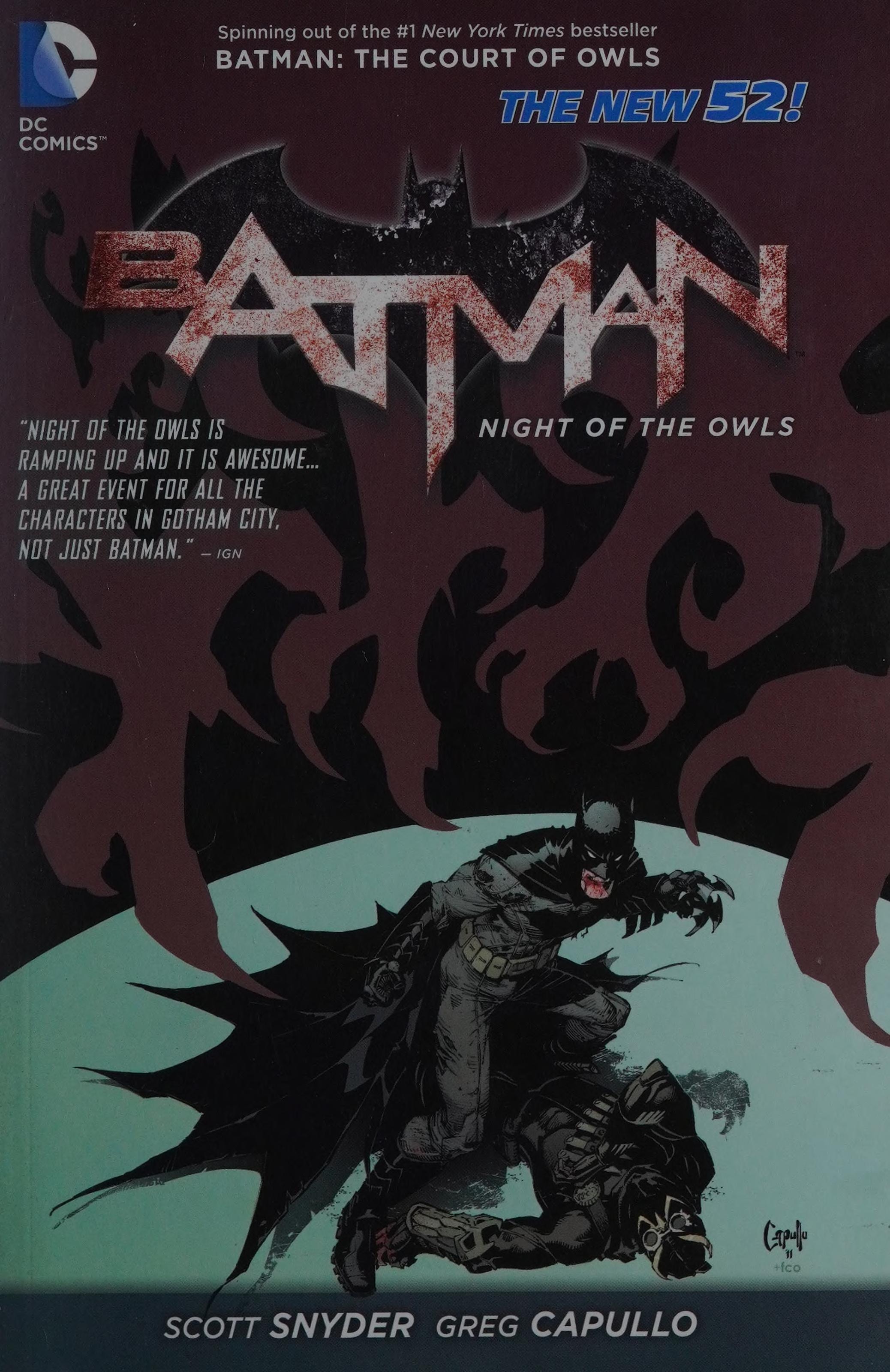 Batman: Night of the Owls #[nn] cover
