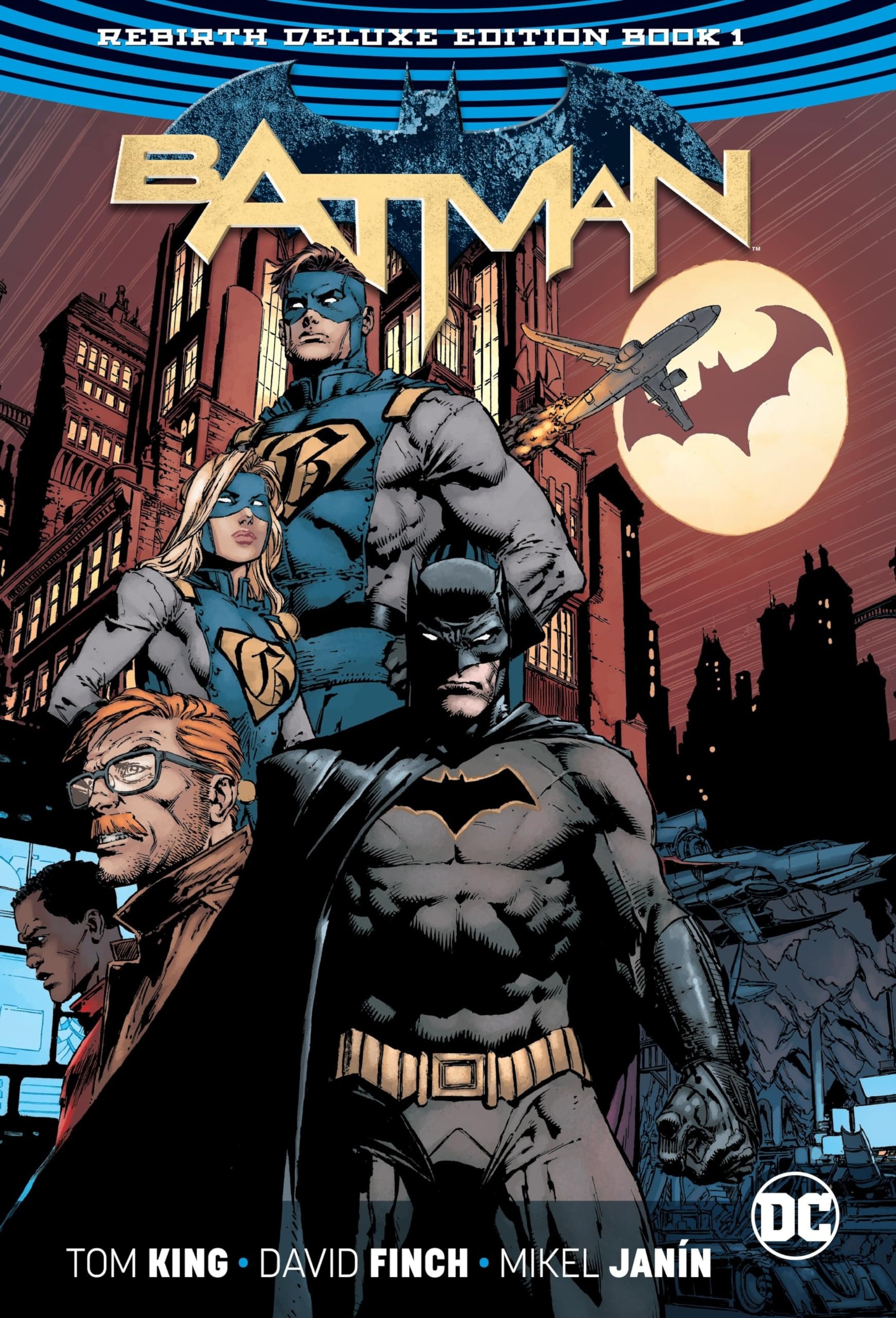 Batman: Rebirth Deluxe Edition #1 cover
