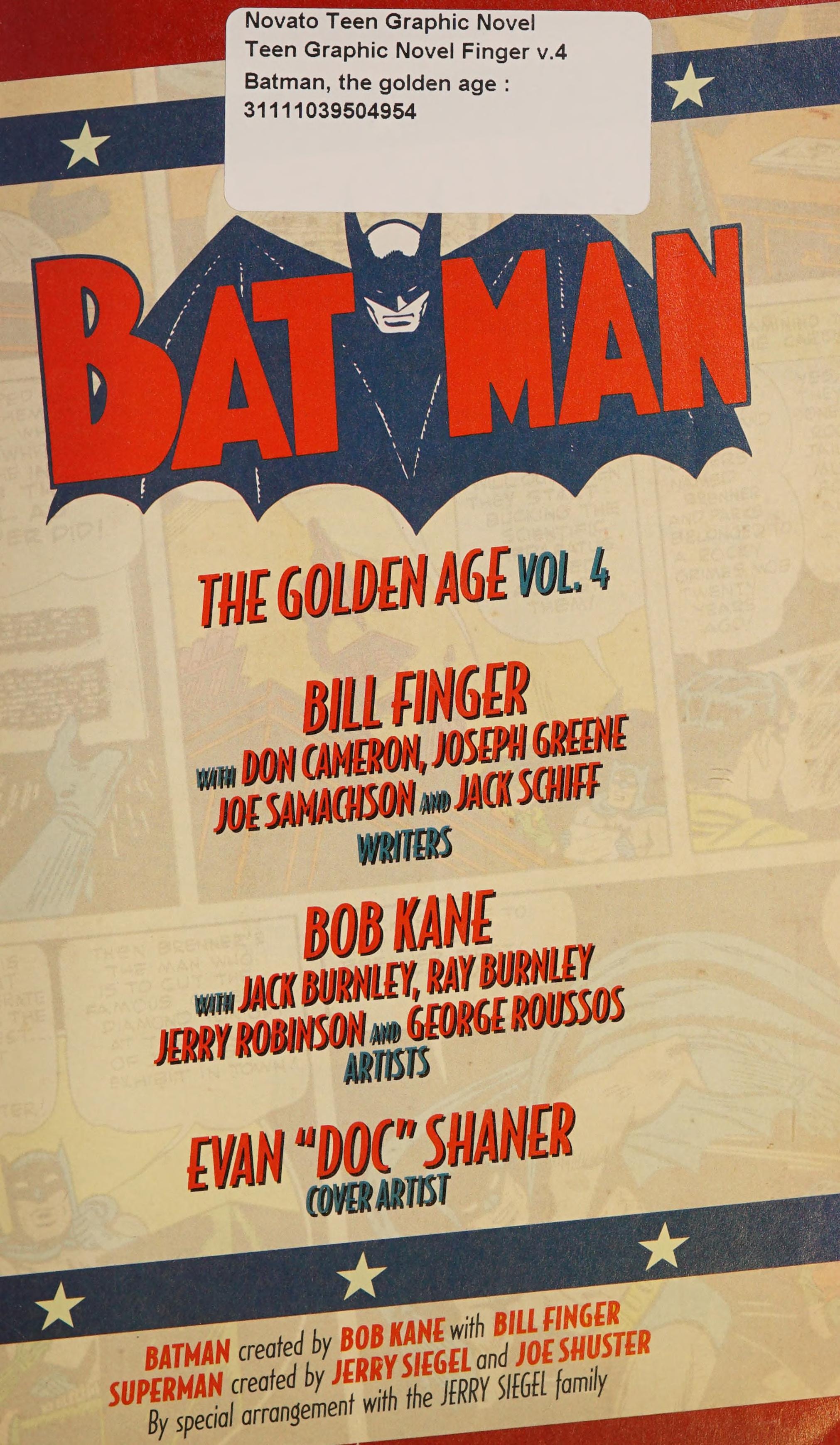 Batman: The Golden Age Omnibus #4 cover