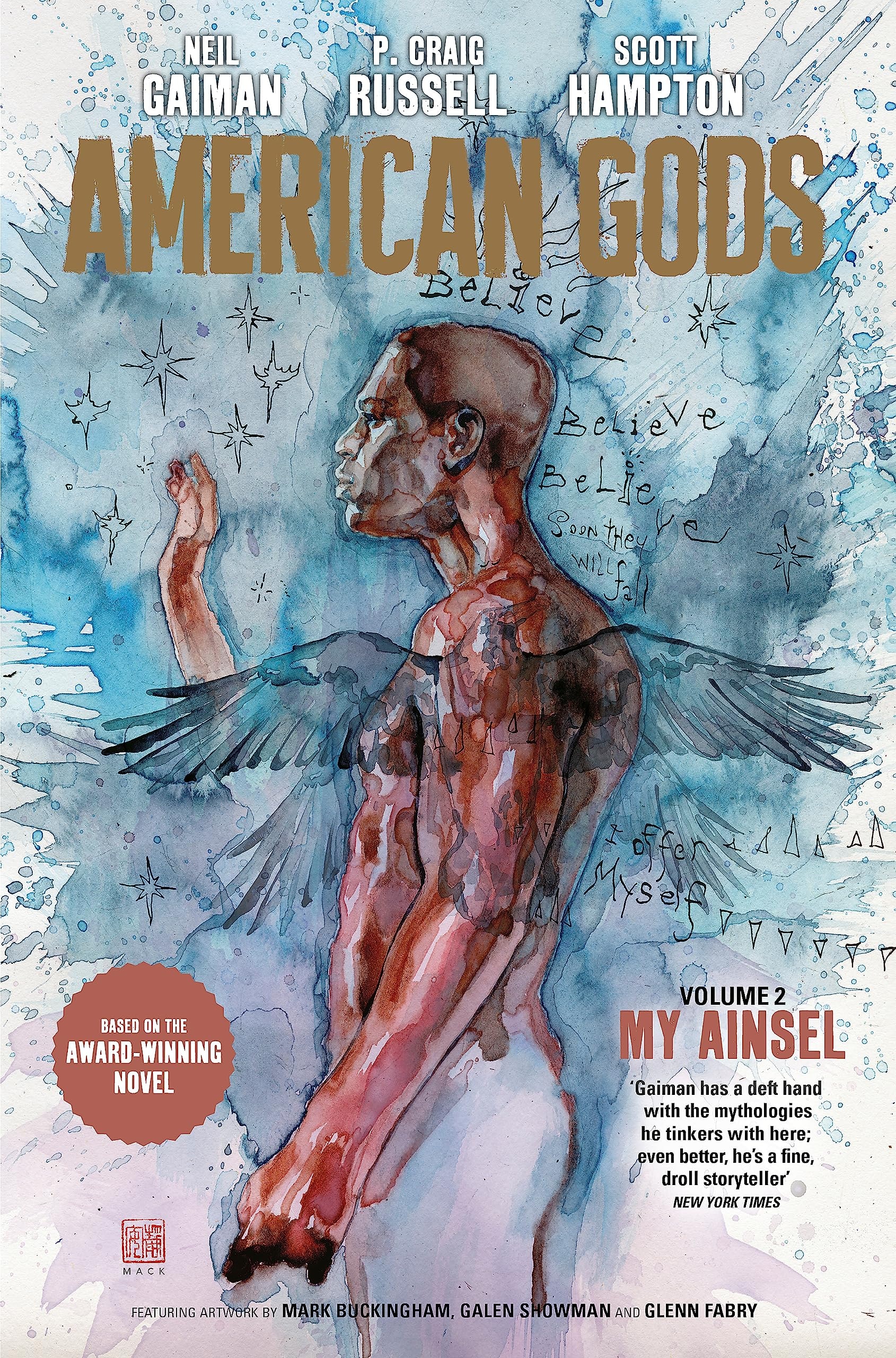 American Gods #2 cover