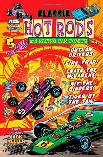 Classic Hot Rods and Racing Car Comics #4 cover