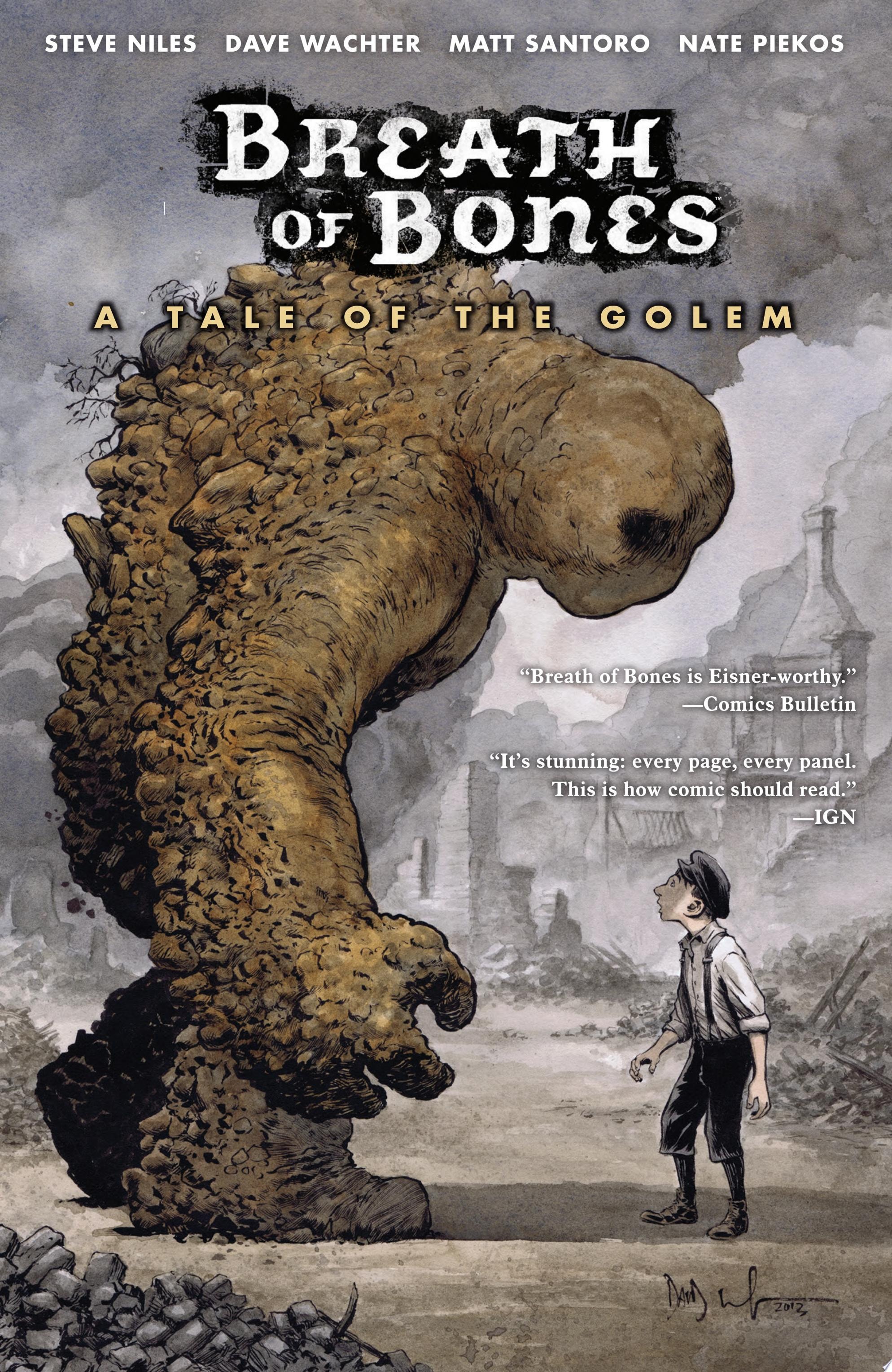 Breath of Bones: A Tale of the Golem #[nn] cover