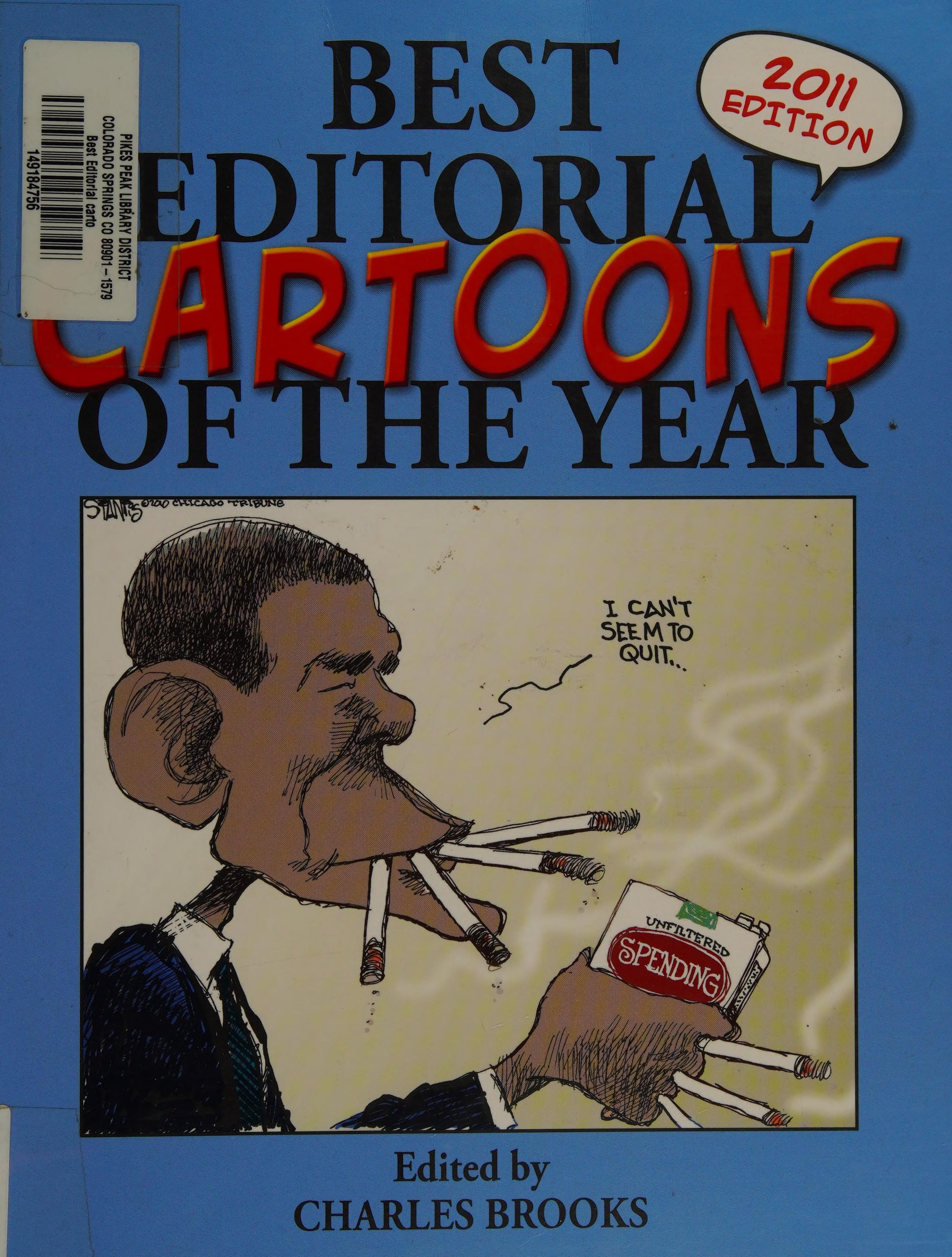 Best Editorial Cartoons of the Year #2011 cover