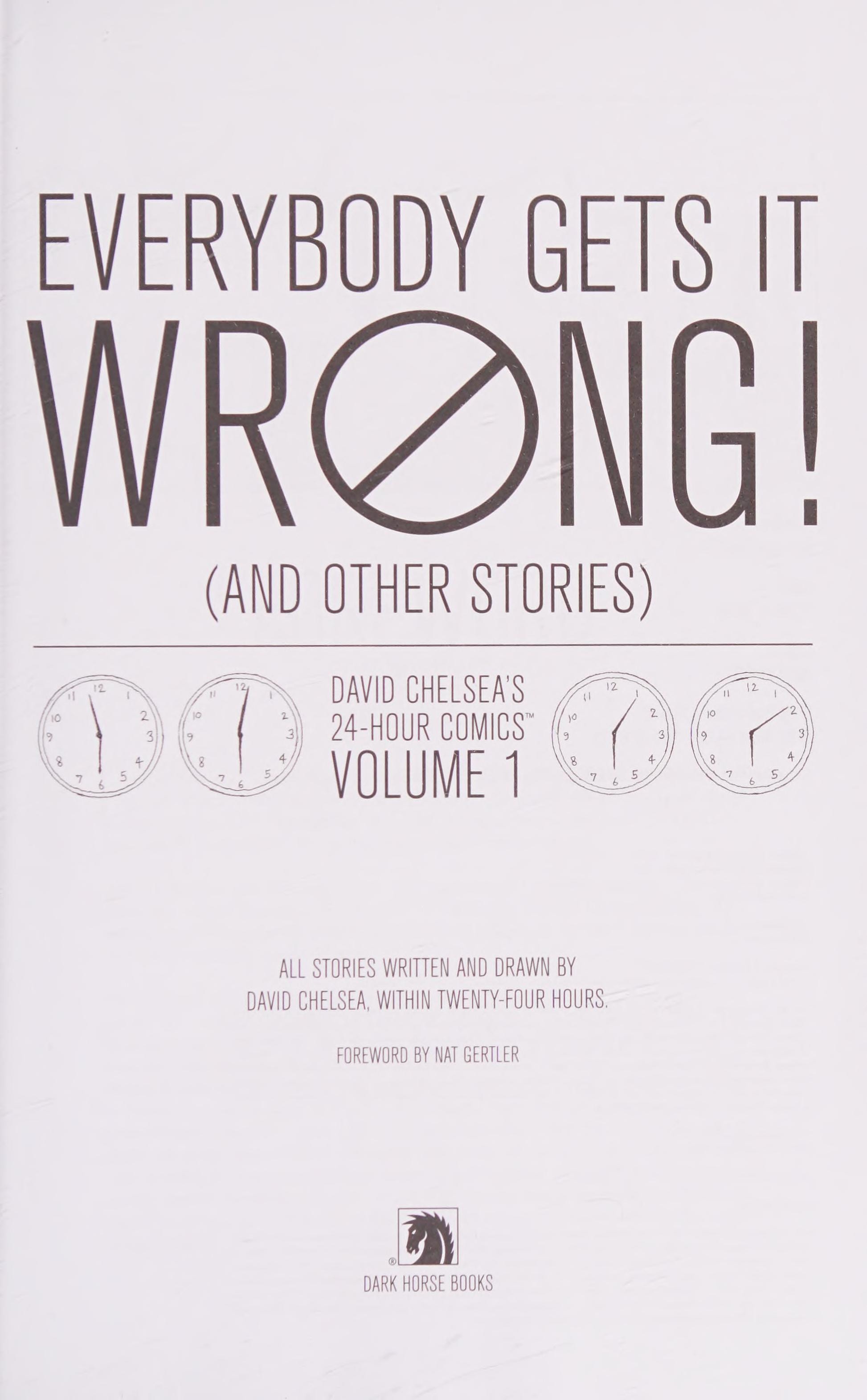 David Chelsea's 24-Hour Comics