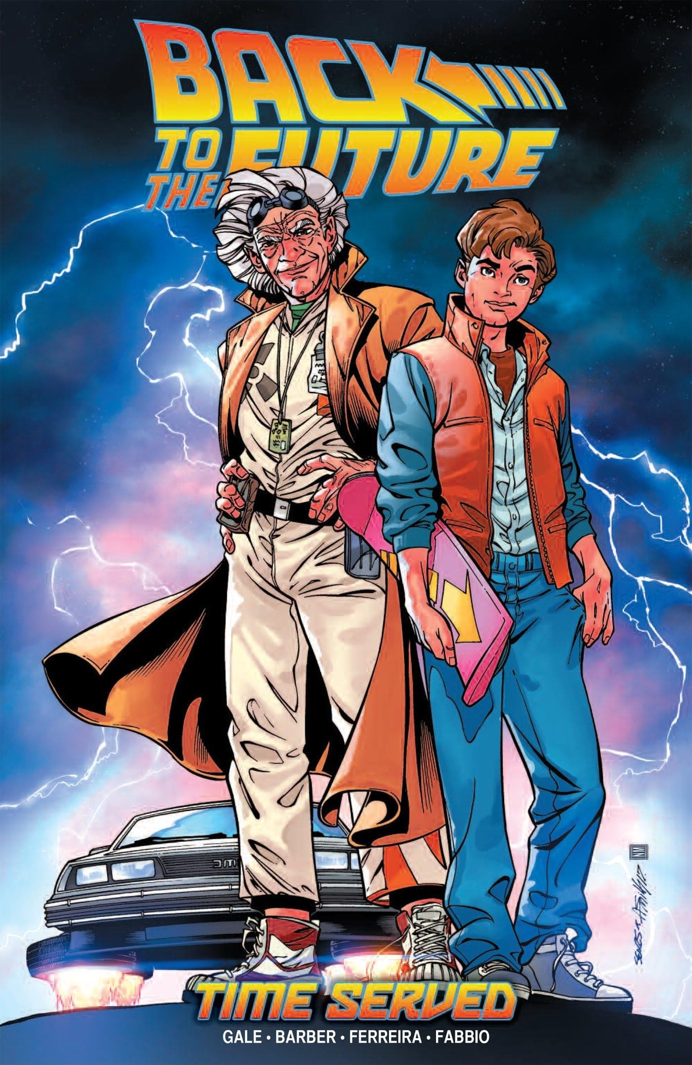 Back to the Future #5 cover