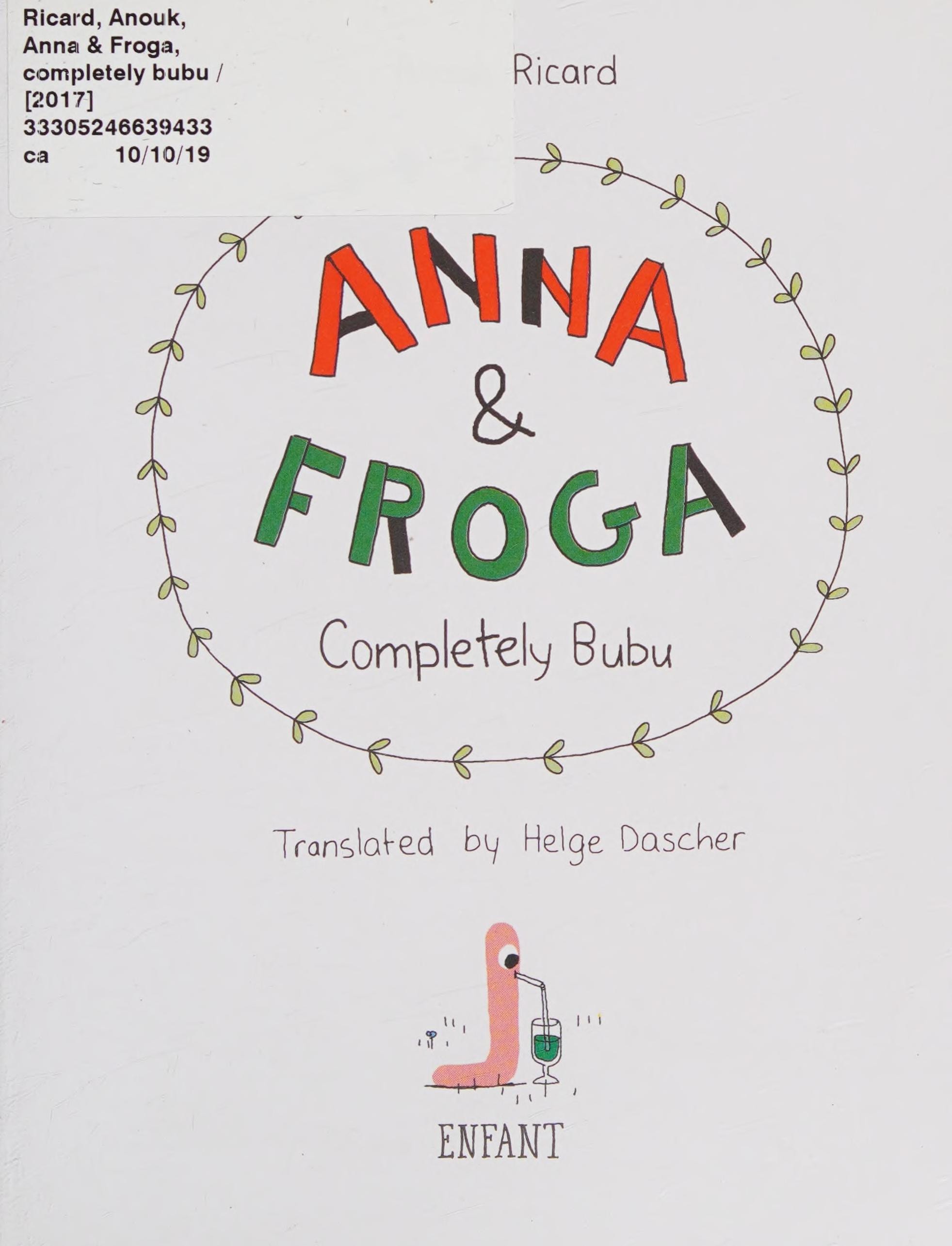 Anna & Froga: Completely Bubu #[nn] cover