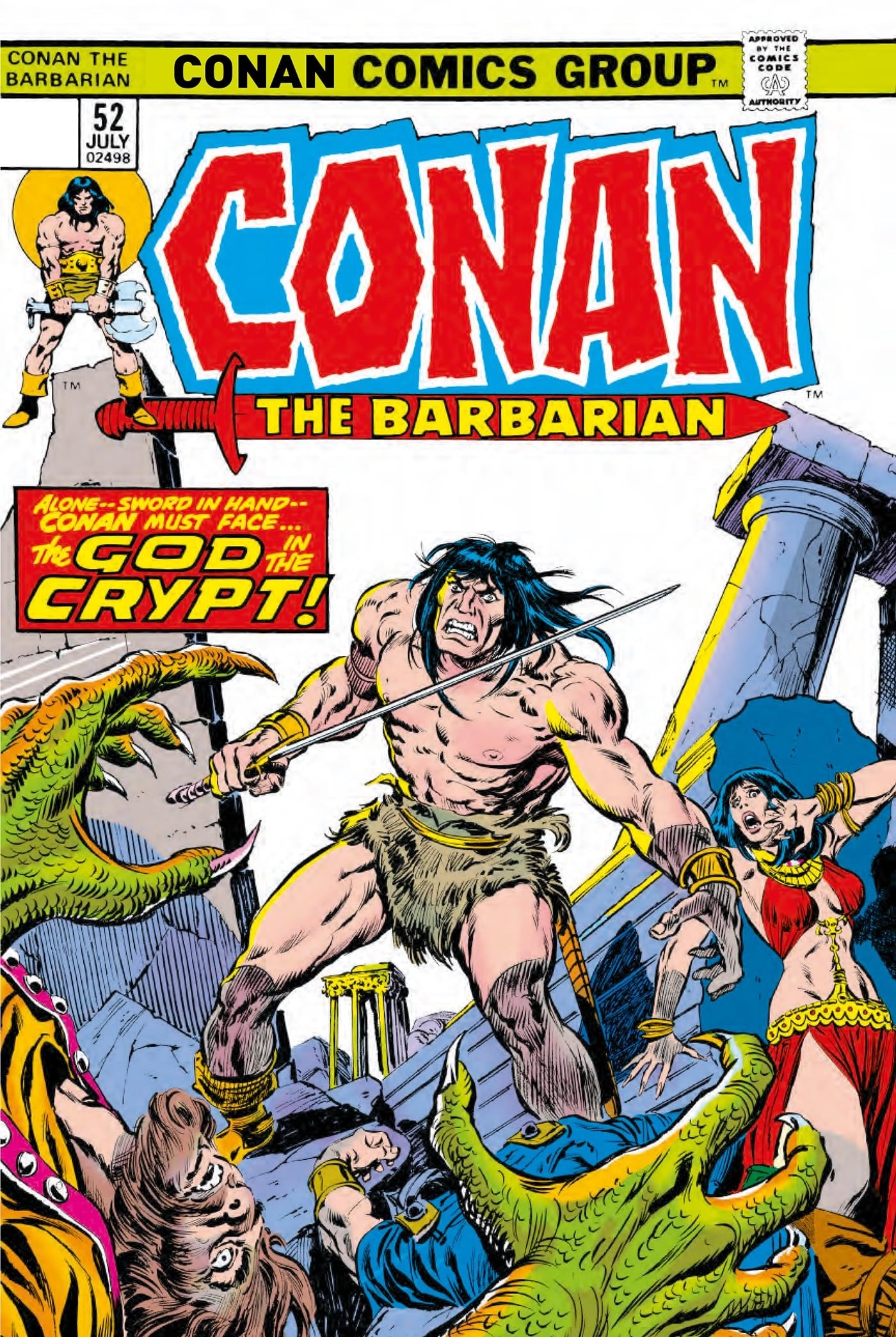 Conan The Barbarian: The Original Comics Omnibus #3 cover