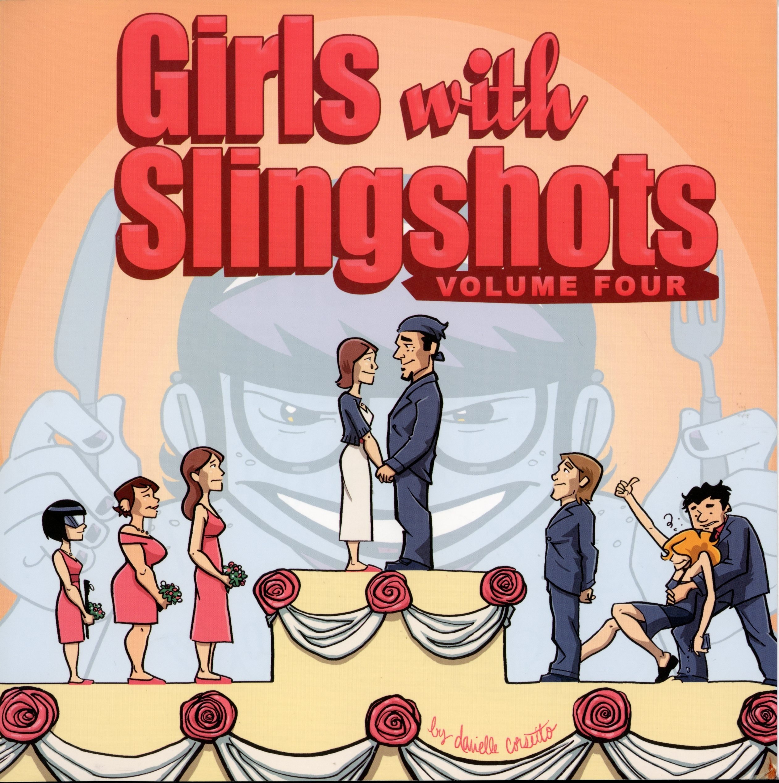 Girls with Slingshots #4 cover