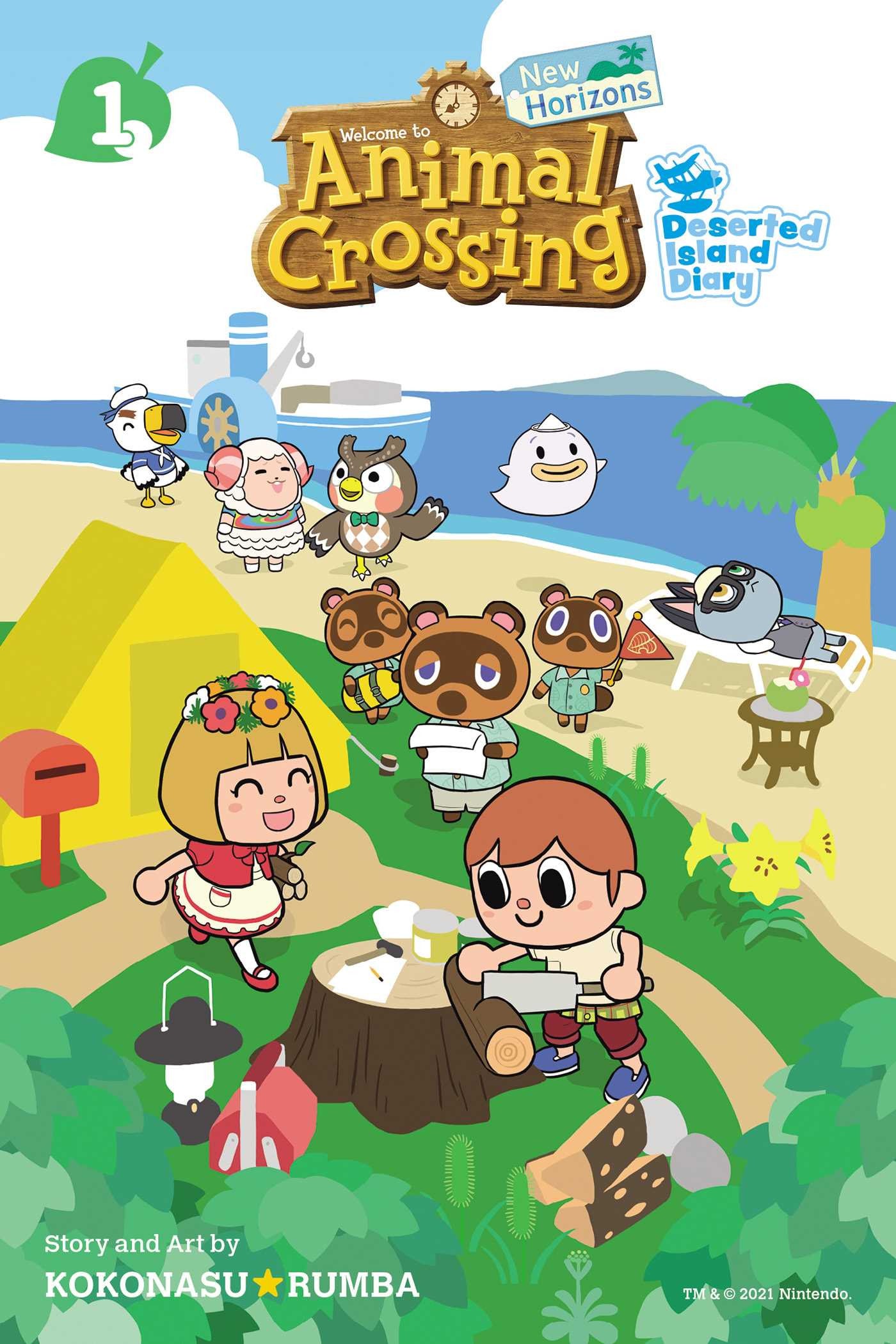 Animal Crossing: New Horizons, Deserted Island Diary #1 cover