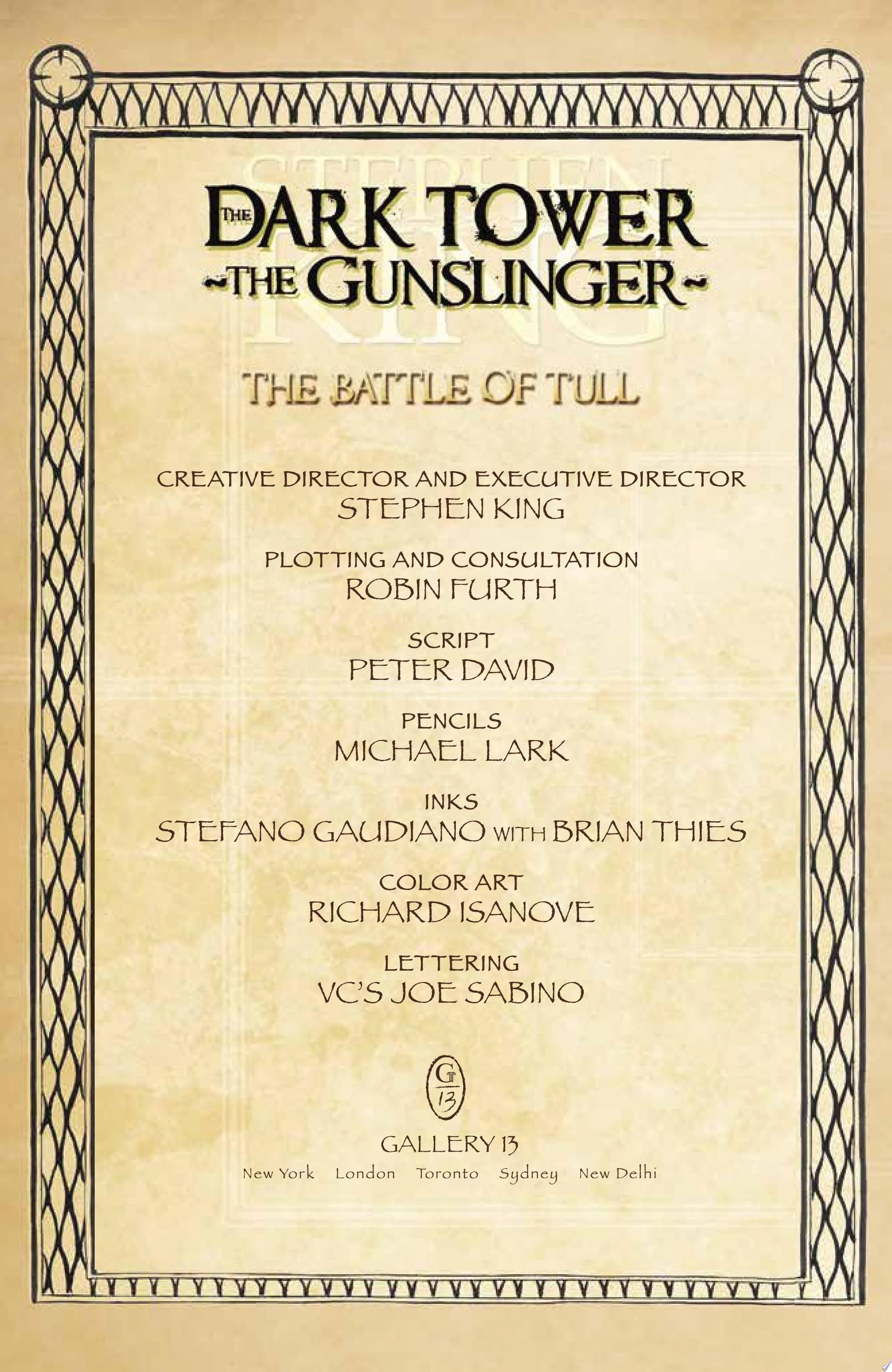 Dark Tower: The Gunslinger - The Battle of Tull #[nn] cover