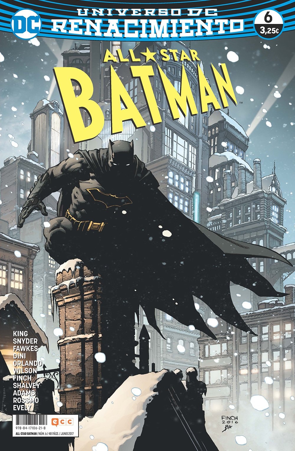 All-Star Batman: Renacimiento #6 cover