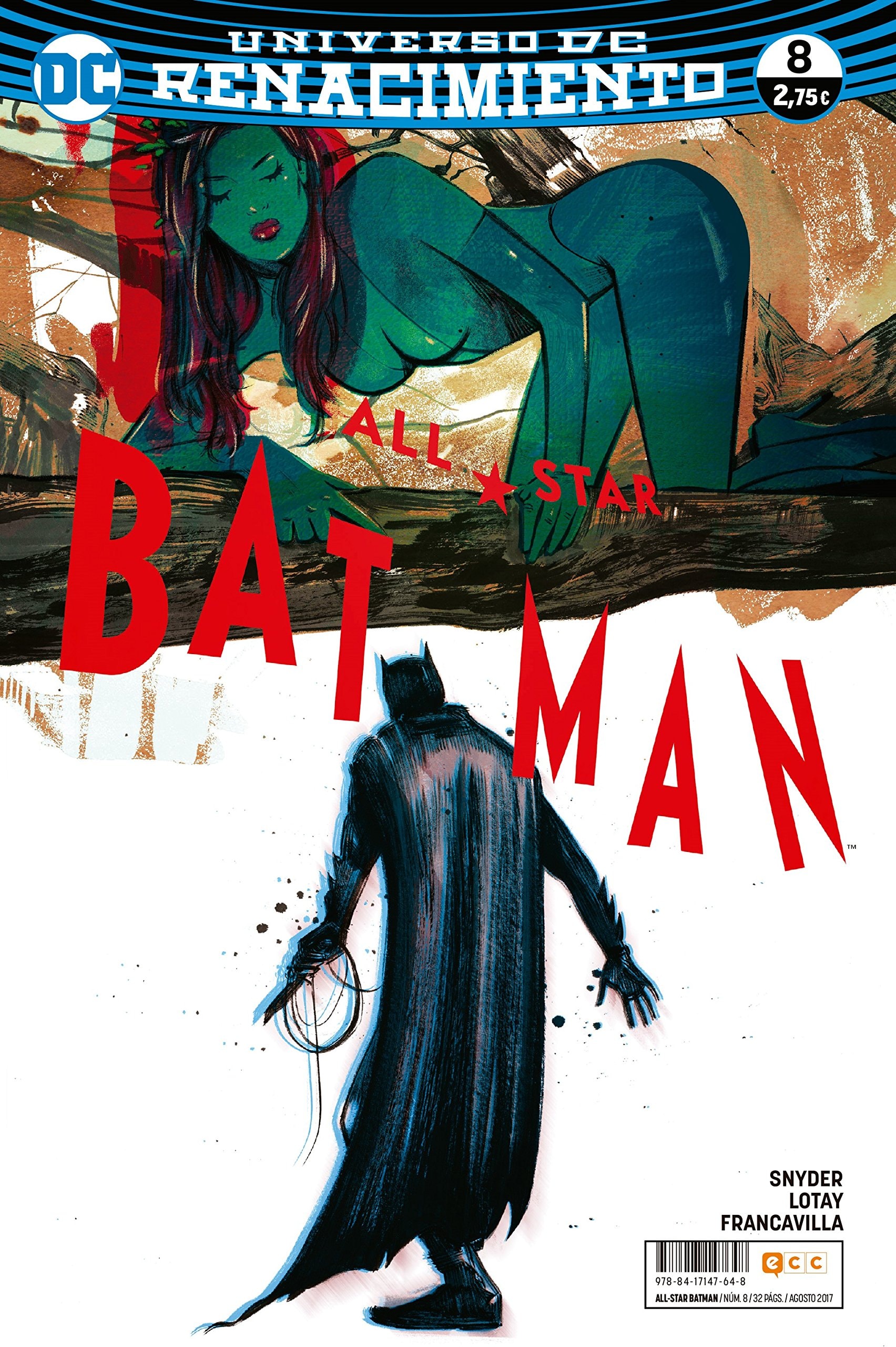 All-Star Batman: Renacimiento #8 cover