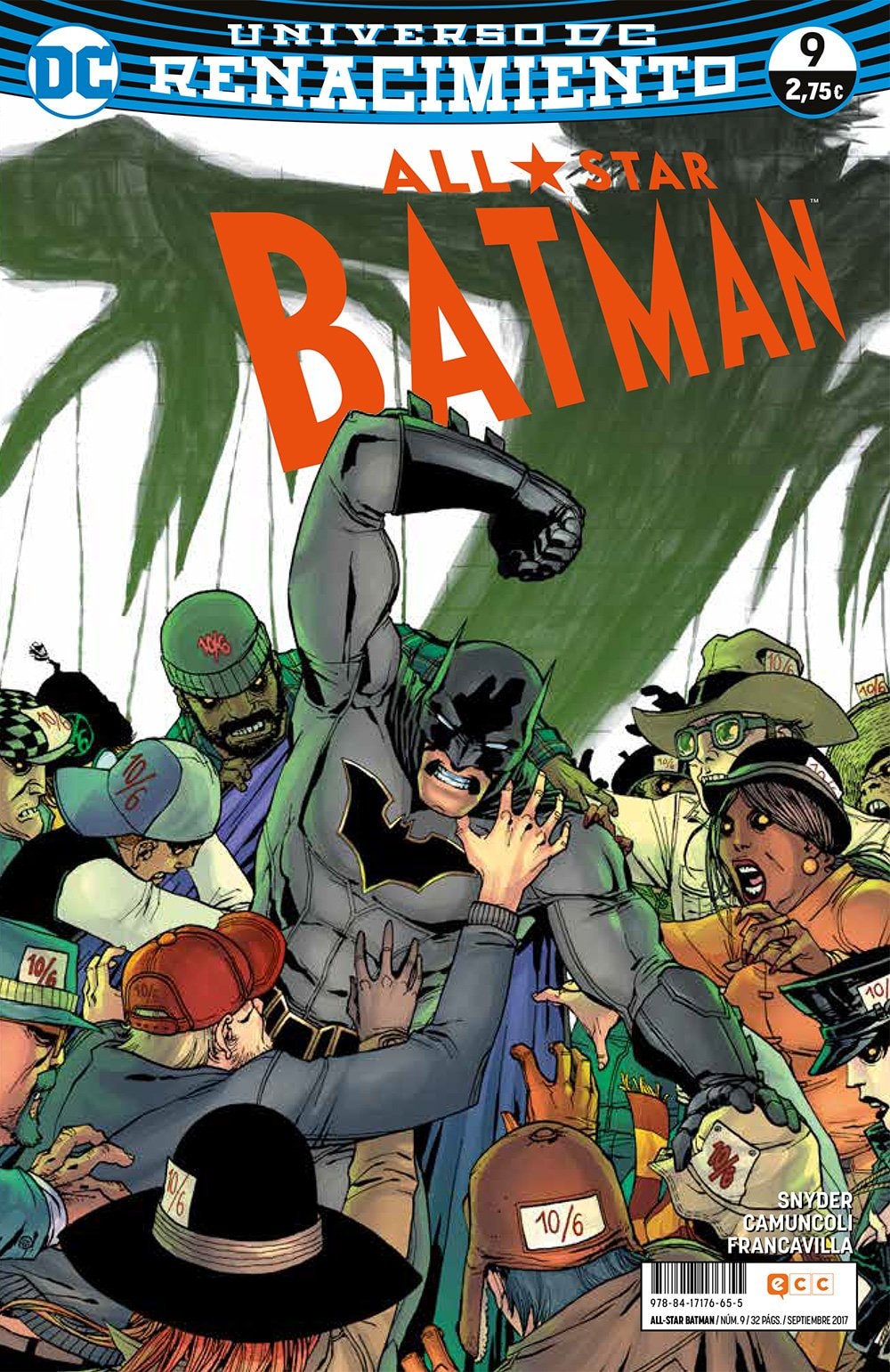 All-Star Batman: Renacimiento #9 cover