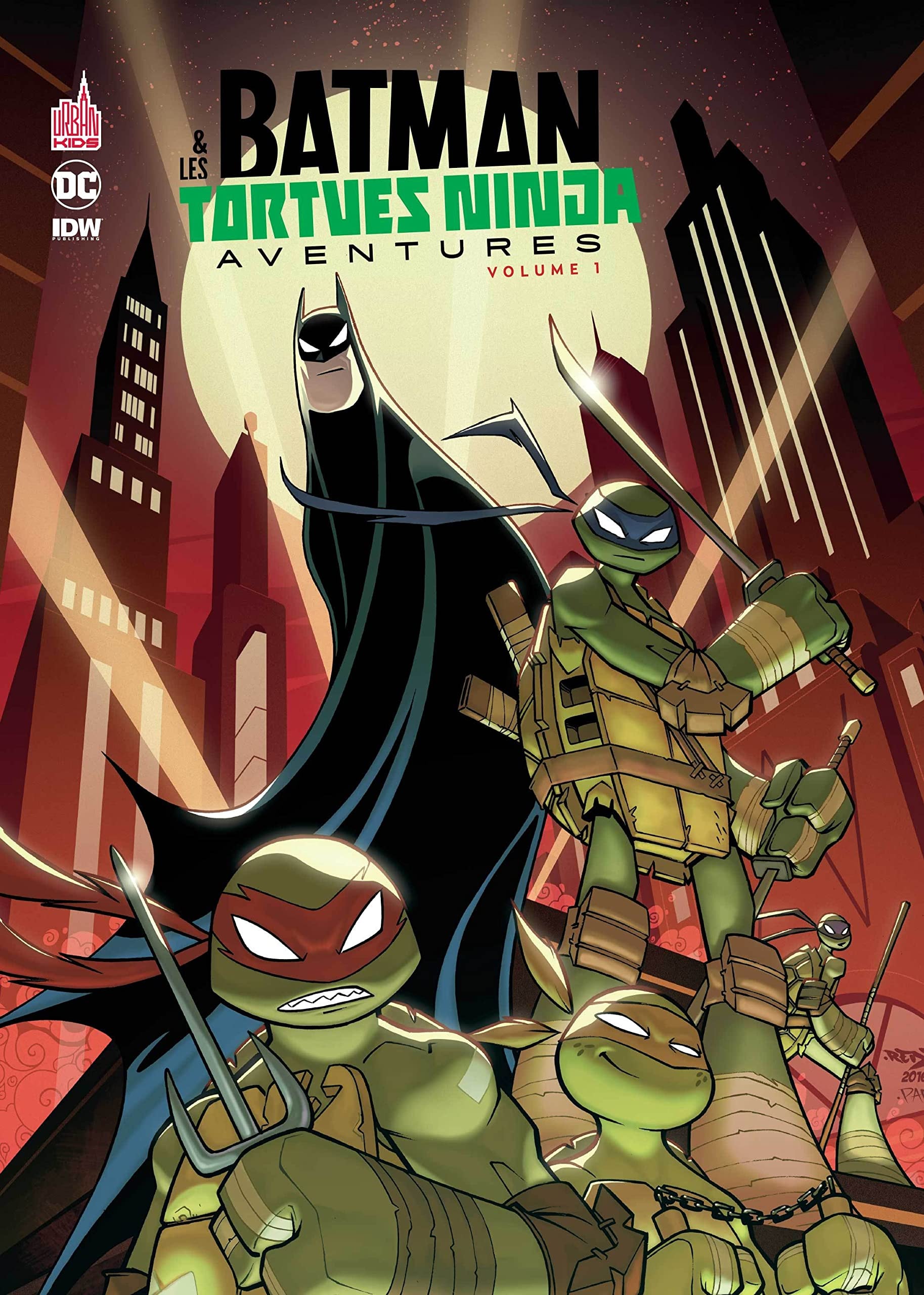 Batman & les Tortues Ninja Aventures #1 cover