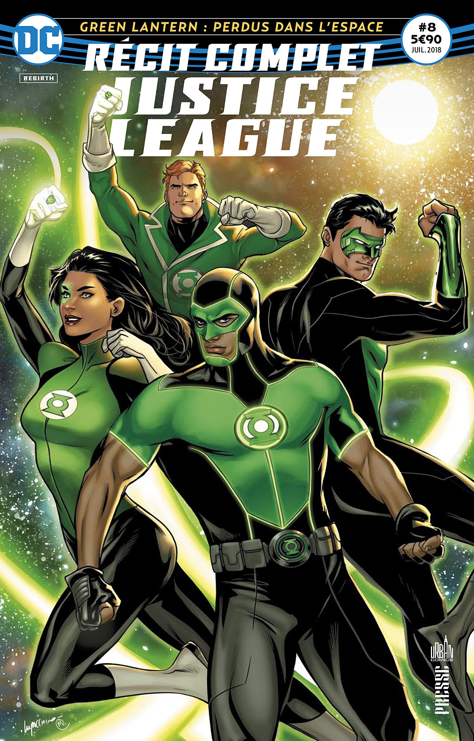 Récit Complet Justice League #8 cover