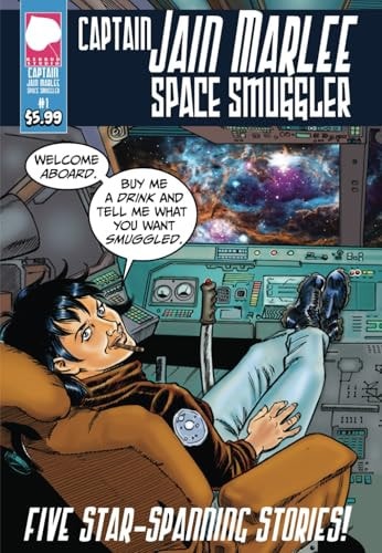 Captain Jain Marlee Space Smuggler #[nn] cover