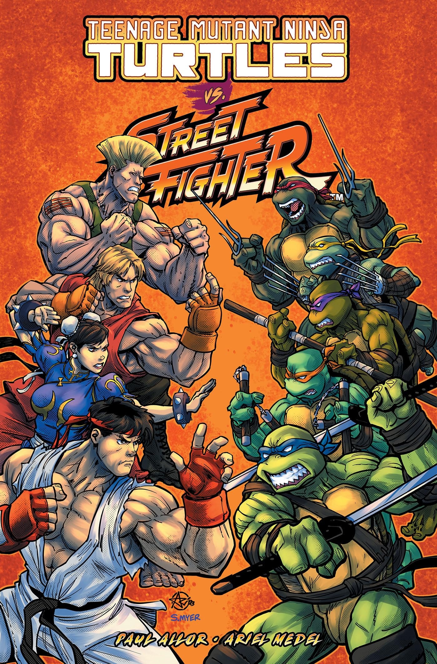 Teenage Mutant Ninja Turtles vs. Street Fighter #[nn] cover