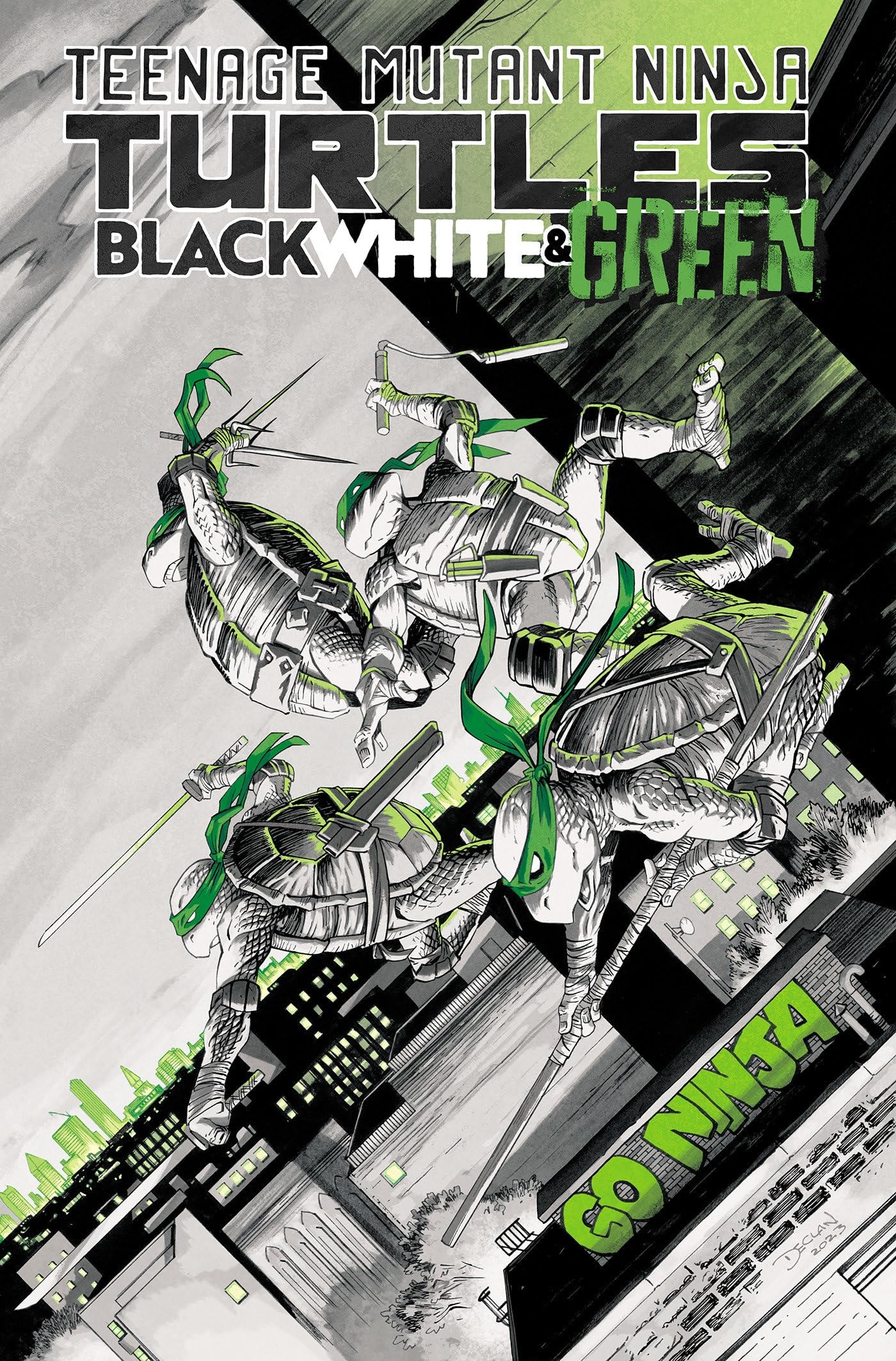 Teenage Mutant Ninja Turtles: Black White & Green #[nn] cover
