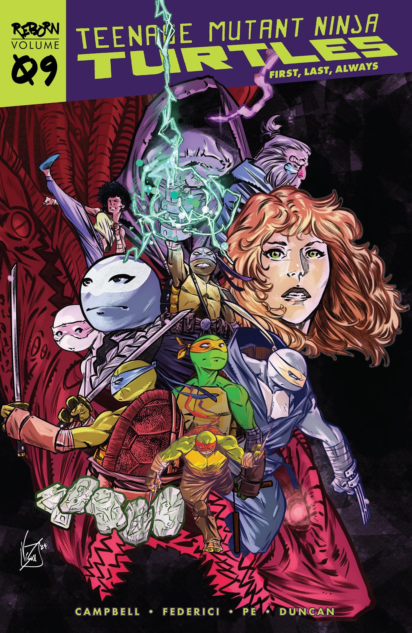 Teenage Mutant Ninja Turtles: Reborn #9 cover