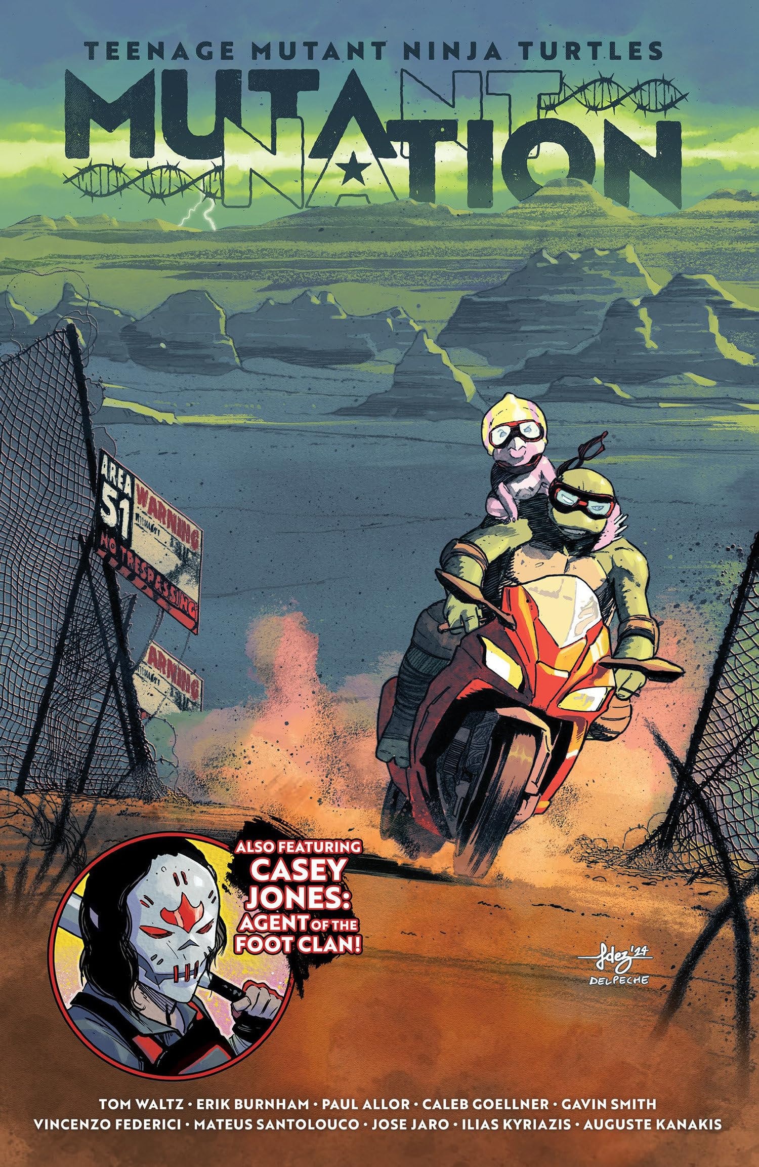 Teenage Mutant Ninja Turtles: Mutant Nation #1 cover