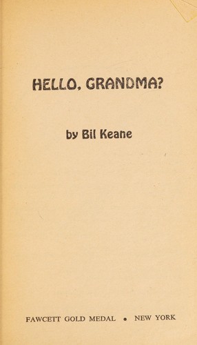 Hello, Grandma? [Family Circus] #1-4169-1 cover