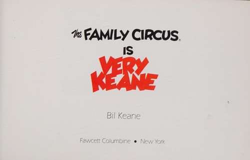 The Family Circus Is Very Keane #[nn] cover