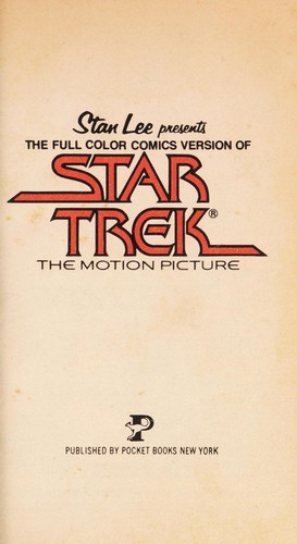 Stan Lee Presents the Full Color Comics Version of Star Trek The Motion Picture #[nn] cover