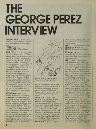 Focus on George Pérez