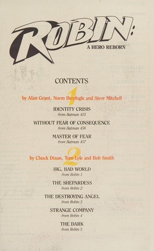 Robin: A Hero Reborn #[nn] cover