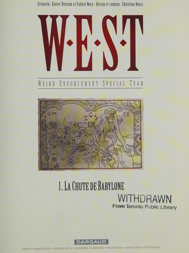 W.E.S.T. #1 cover