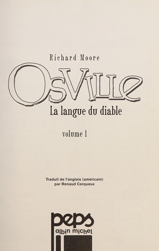 Osville #1 cover