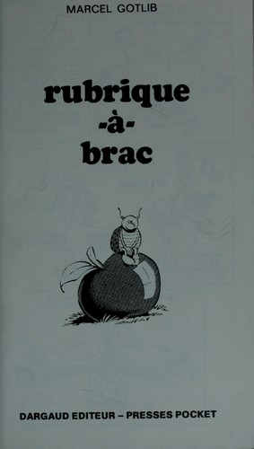 Rubrique-à-brac #1