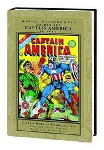 Marvel Masterworks: Golden Age Captain America #4 cover