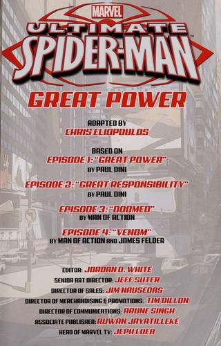 Marvel Universe Ultimate Spider-Man: Great Power