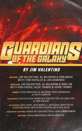 Guardians of the Galaxy by Jim Valentino #1