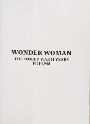 Wonder Woman: The War Years 1941-1945 #[nn] cover