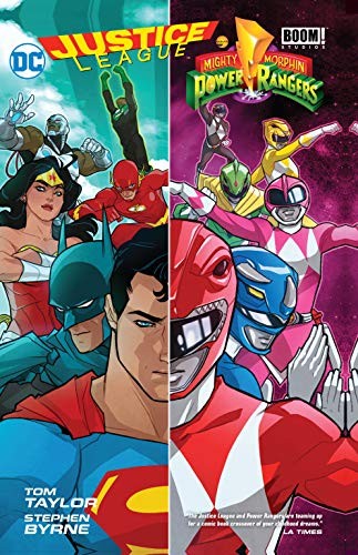 Justice League / Power Rangers #[nn] cover